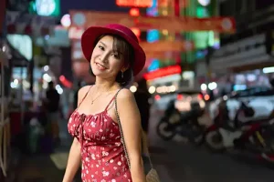 Filipina woman smiling